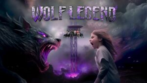 Il momento della rivelazione del nome Wolf Legend a Gardaland