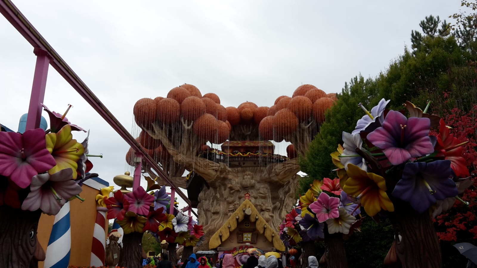 Gardaland con la pioggia